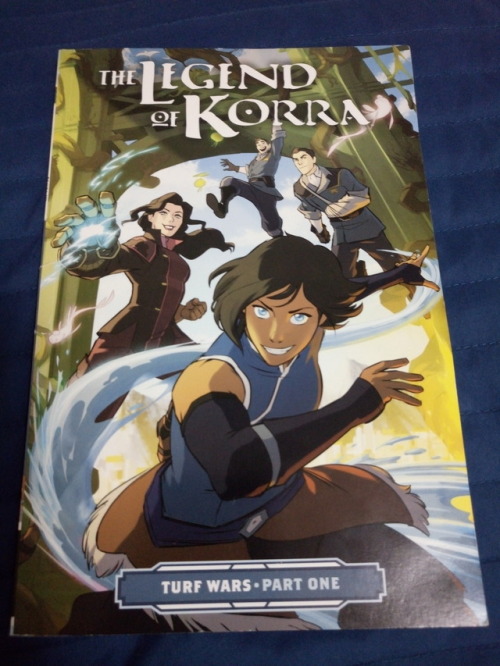 And finally it’s here! I know it’s not manga but it’s korrasami 