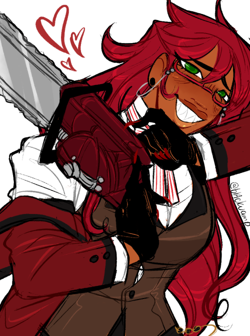 bl4ckvamp: Grell redraw because oh my god I’m in love with her based on @/brickoppy ‘s old grell dra