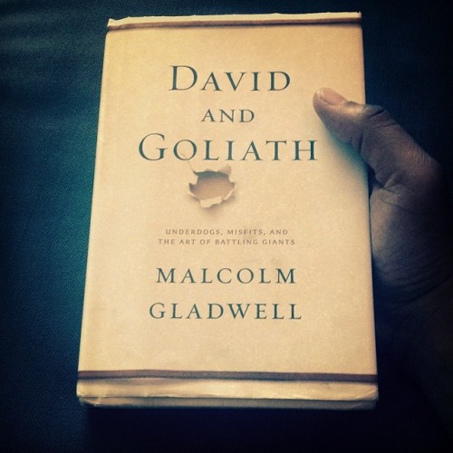 Manual for Underdogs #NowReading #DavidandGoliath #MalcolmGladwell #Books #Literacy #Knowledge #Info