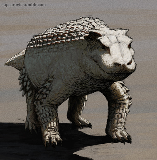 Simosuchus, quick sketch colored in Photoshop.