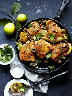 Lemon and  olive chicken