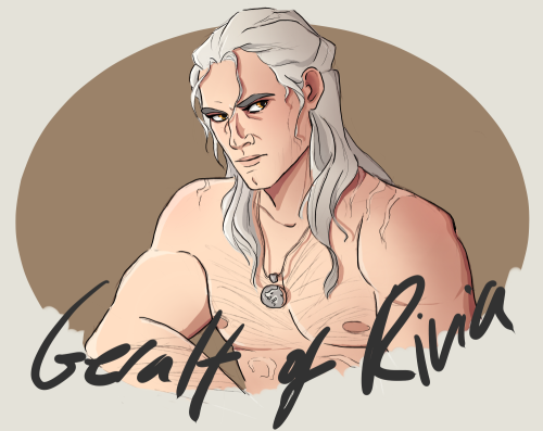 Started re-watching The Witcher this weekend, so here’s bath Geralt, featuring @savagegardenae