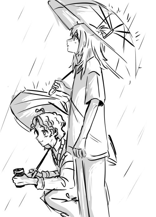 Mahatma And Karmor Doodle On My Drawing Tablet