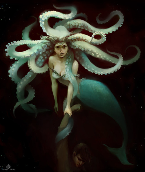 fhtagn-and-tentacles: DEPTH by Mary Glaid