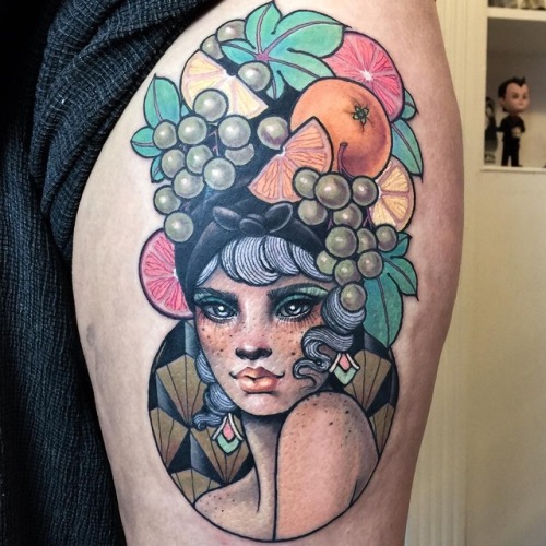 1337tattoos:  Hannah Flowers  