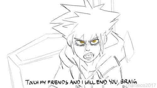 chachacharlieco:  A sneak peek of a new animatic coming up. Soranort picking fights with other Norts.I guess I’ve created my own Alternate universe…Anyway, in this animatic, This is after Xehanort’s heart  awakens in him after he visits the Keyblade