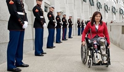 iamtheaardvark:  Rep. Tammy Duckworth of Illinois, a disabled veteran and recipient of the Purple Heart, snuck her phone onto the House floor last night in her prosthetic leg so she could provide live feed of the sit-in for gun control after Paul Ryan