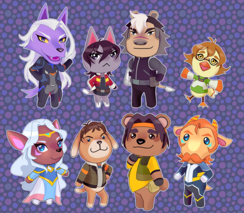 ✨Voltron Crossing✨ (pocket camp has been disctracting me from drawing so: crossover time!)