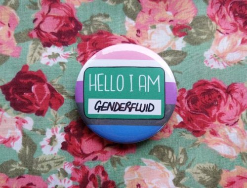 snootyfoxfashion: Hello I Am…LGBTQIA+ Pins from Doodlepeople Gay / Transgender / Asexual