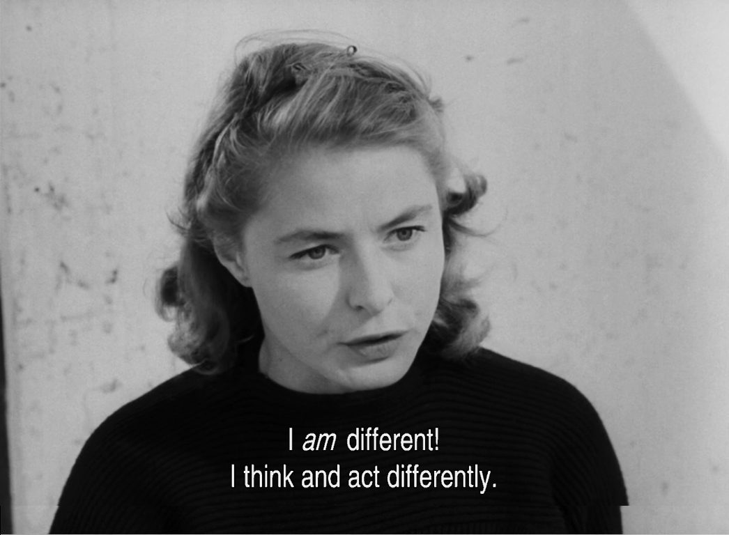 bergmans-ghost:  -and you used to like it before- Stromboli (1950), dir. Roberto