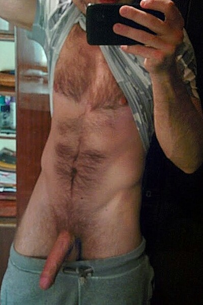 brainjock:  This stud makes my cock so fucking hard…24 year old Pete is a former college wrestler with a hot hung uncut cock! He doesn’t believe in shaving all his body hair like a lot of his contemporaries, because going hairless is for ‘bitches’