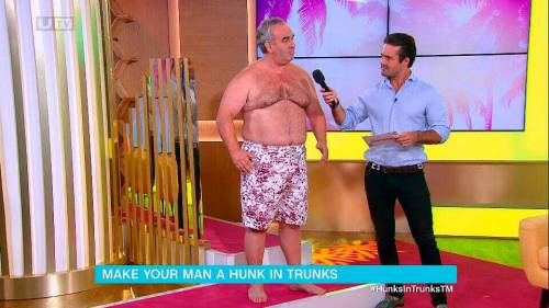 bigmenoftvandfilm: Ruben, a 58 year old taxi driver from London on ‘This Morning.’