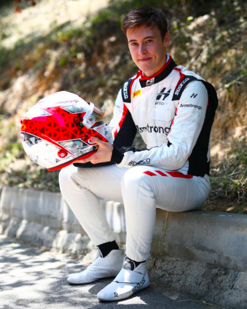 callumilott:MARCUS ARMSTRONG poses for the winners’ photos in Barcelona (May 19, 2022 / Photos