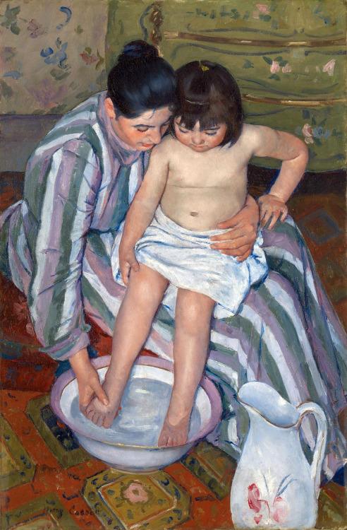 masterpiecedaily: Mary Cassatt The Child’s Bath 1893