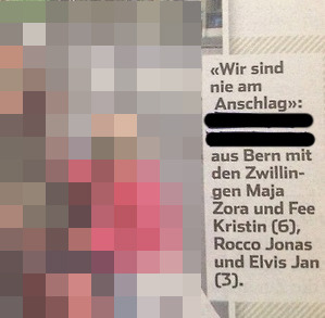 Auch in der Schweiz zu finden:
Maja Zora
Fee Kristin
Rocco Jonas
Elvis Jan