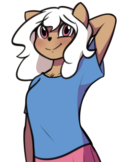 furrgroup:I don’t have an excuse. I just wanted to draw Eris.You don’t need an “excuse” to draw cute mink~ c: