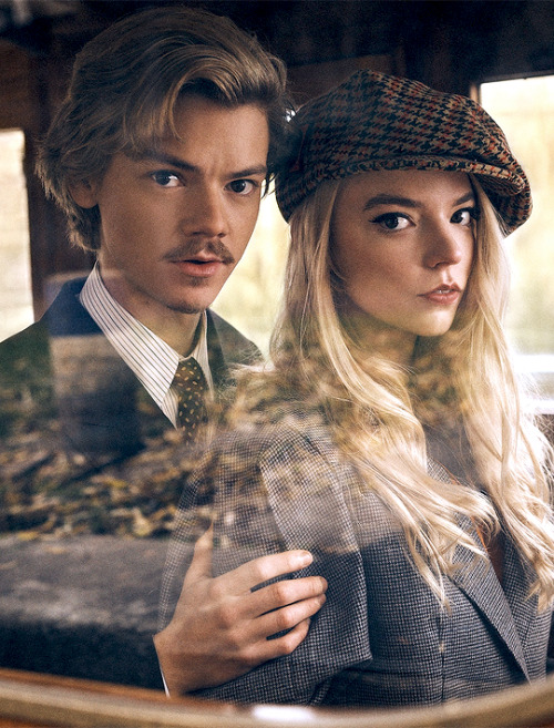 peterbparkers:ANYA TAYLOR-JOY, THOMAS BRODIE-SANGSTER› Netflix Queue, 2020. ph. Charlie Gray