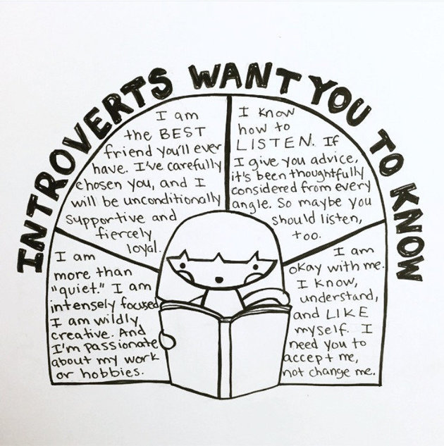 huffingtonpost:  12 Illustrations That Are All Too Real For IntrovertsIf you’re
