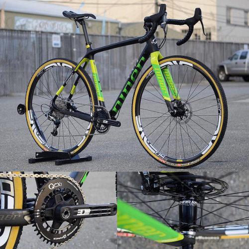 kinkicycle: Niner BSB 9 RDO Niner Green… built with SRAM Force 22 & XX1, Rotor INpower crankset 