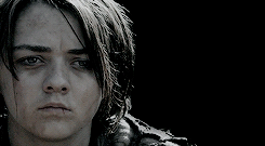 gif request meme: anonymous asked ↳ game of thrones + favorite character: arya stark“Nothing isn’t better or worse than anything. Nothing is just nothing.”