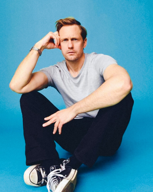 userethereal: ALEXANDER SKARSGÅRDLuc Coiffait ph, GQ Hype, April 13, 2022.