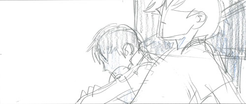 Porn Pics scenikeight:Early storyboards of Shinji and