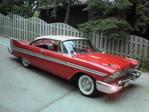 musclecardreaming:  1958 Plymouth Fury Star of Stephen King’s book/movie Christine.