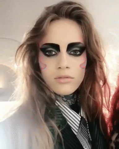 SARAH DAHL and HOYEON JUNG for LOUIS VUITTON RESORT 2018, makeup by PAT MCGRATH