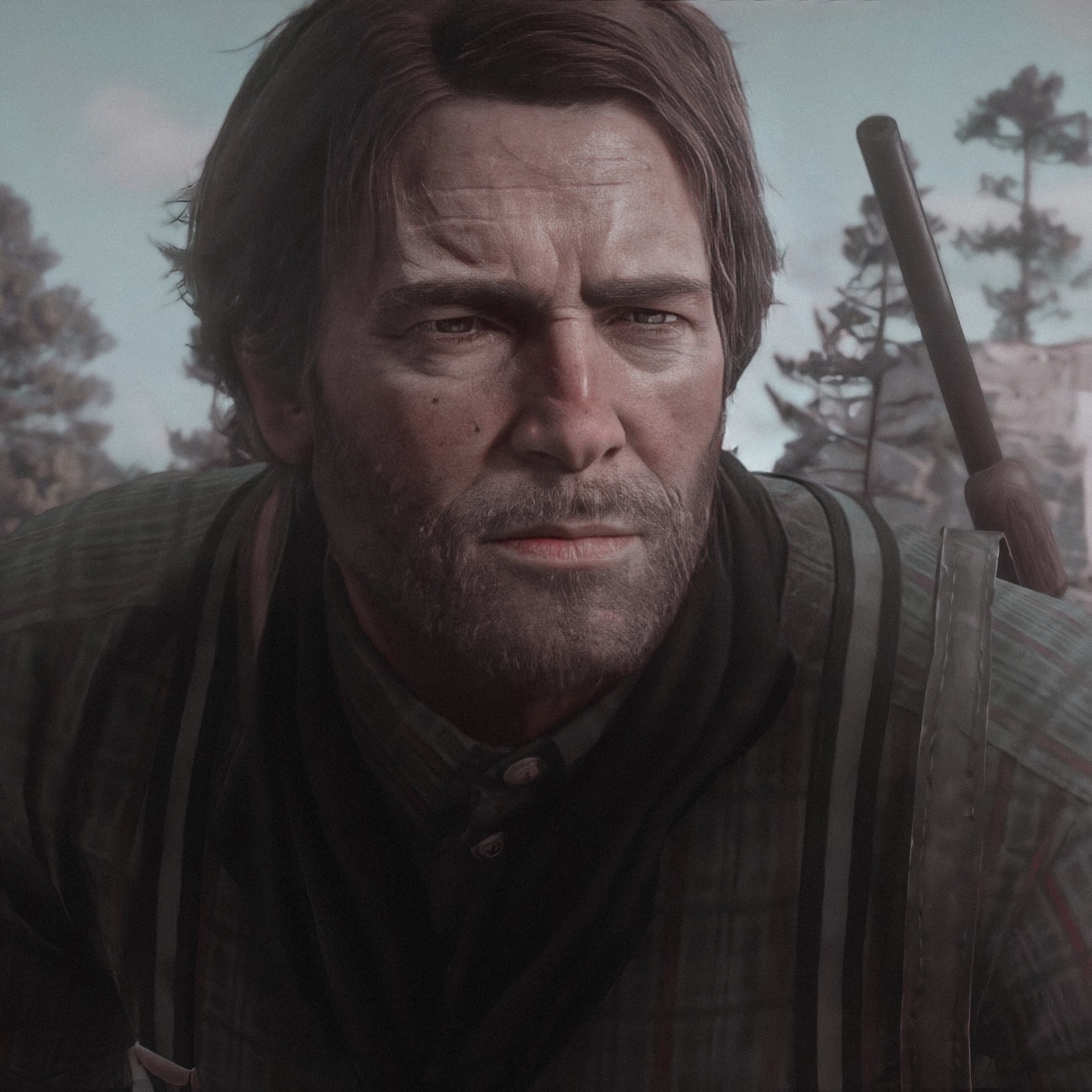 I made an Arthur Morgan Reddit Icon!