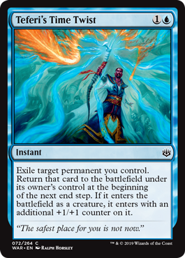 wizardsmagic:Time for a War of the Spark preview! Here’s Teferi’s own signature spell, Teferi’s Time