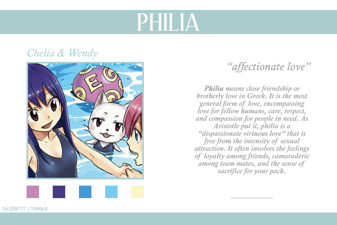 taleen777:  Fairy Tail + Types of Love Invaluable source of information: click 