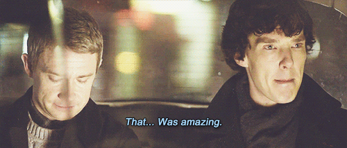 marybegone:#the first gif tho #sherlock is just #preparing to be torn a new one #because that’s what