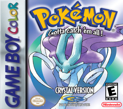 tuggythestarship:Pokemon Crystal Version for the Gameboy Color