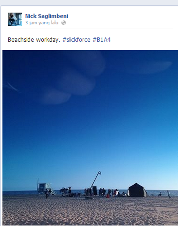 adhd-in-orange:  orangeneko:  aviateb1a4:  [SPOILER: B1A4’s upcoming mv filming] Some LA models and art director updated their instagram&facebook with some pic from Santa Monica beach in LA today, They said it was for B1A4’s mv filming! (+their