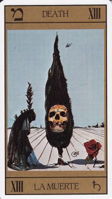 Triste-Le-Roy:  Death Card From The Dalí Universal Tarot (Juan Llarch &Amp;Amp;