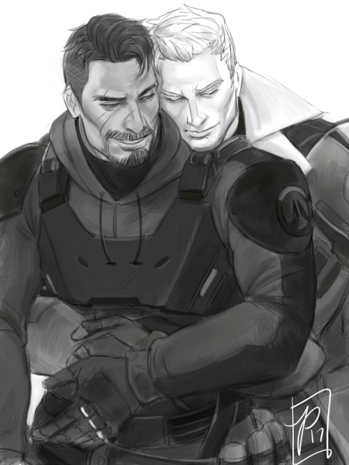 jiseruu: r76 cuddle commission for @dancingfox !! Thank you again for commissioning me! 8v8