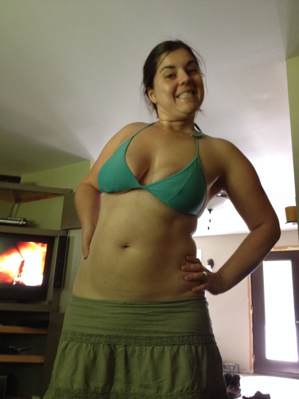 bazine02:  Big girl little clothes.
