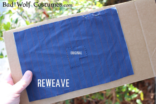 10th Doctor blue suit fabric reweavewww.doctorwhocostumeguide.com/2018/07/10th-doctor-blue-su