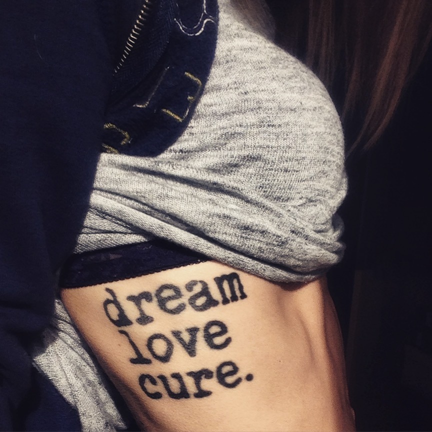 Tattoo tagged with: The Cure, heart, quote | inked-app.com