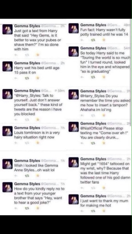 I love how Gemma can roast our boys better than anyone else❤️