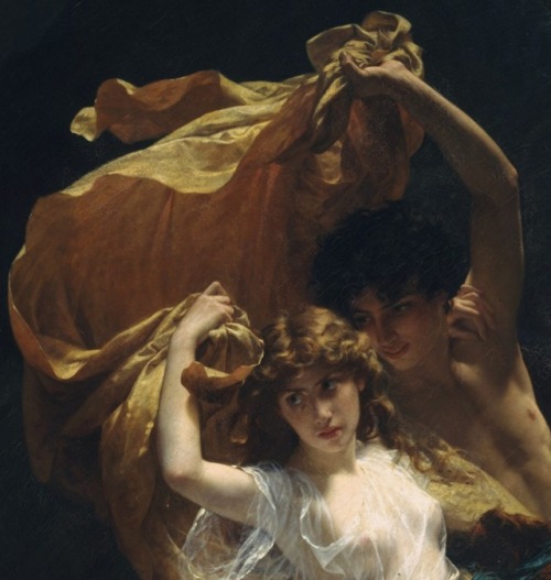 Detail #3: The Storm (La Tempête), 1880, by Pierre Auguste Cot.