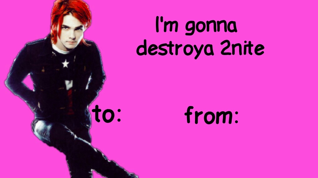 gerardisoursavior:  Gerard Valentine Cards, perfect for an emo valentine’s day.