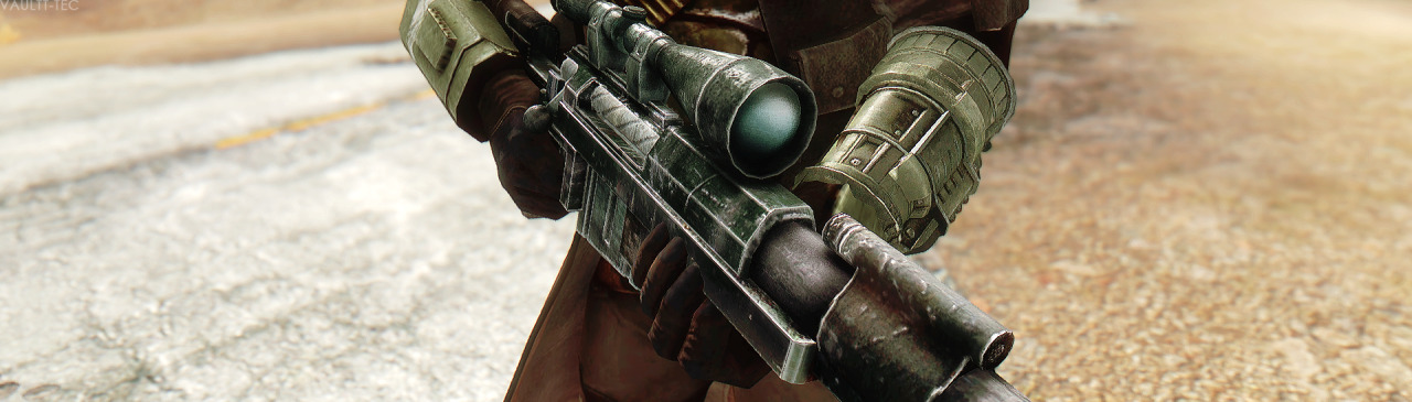 vaultt-tec:  Fully Upgraded Anti-Material Rifle  sneak attack critical with 100 in