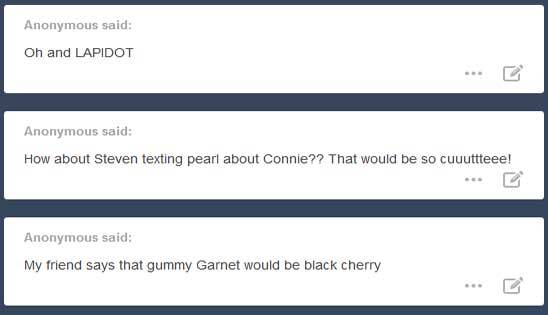 Anon answers under the cut! Remember, if you don’t see your question here, it’s