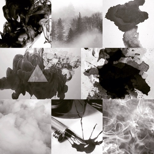 ink/smoke aesthetic