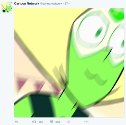 asexualstevonnie:  cartoonnetwork:  This? This is what happens when Peridot discovers the internet. Don’t miss a new episode of Steven Universe tonight!   @flannelperidot !! 