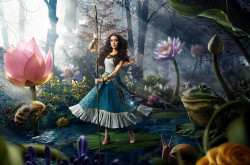 fairytalemood:Imara Collection featuring Shraddha Kapoor, photography by Tejal Patni, post production by André Souza Thumbelina, Red Riding Hood, Sleeping Beauty, Beauty and the Beast, Cinderella, The Little Mermaid