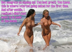 nudeworldorder:  Photo and caption submitted