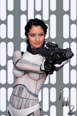 nerdybodypaint:  Star Wars Stormtrooper body