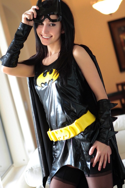 sexy-cosplay-scroll:  Catie Minx as Batman & Robin